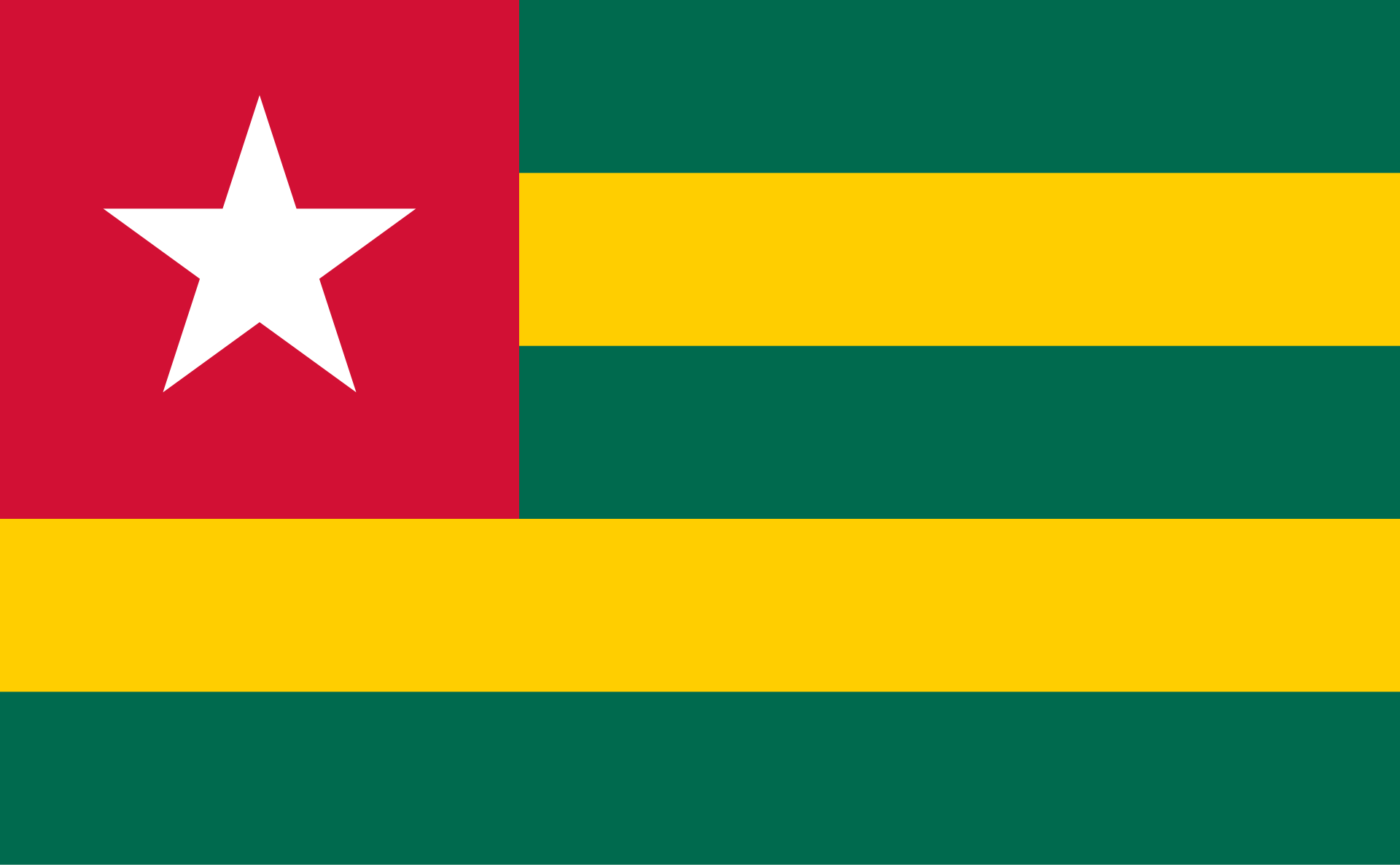 Drapeau du Togo